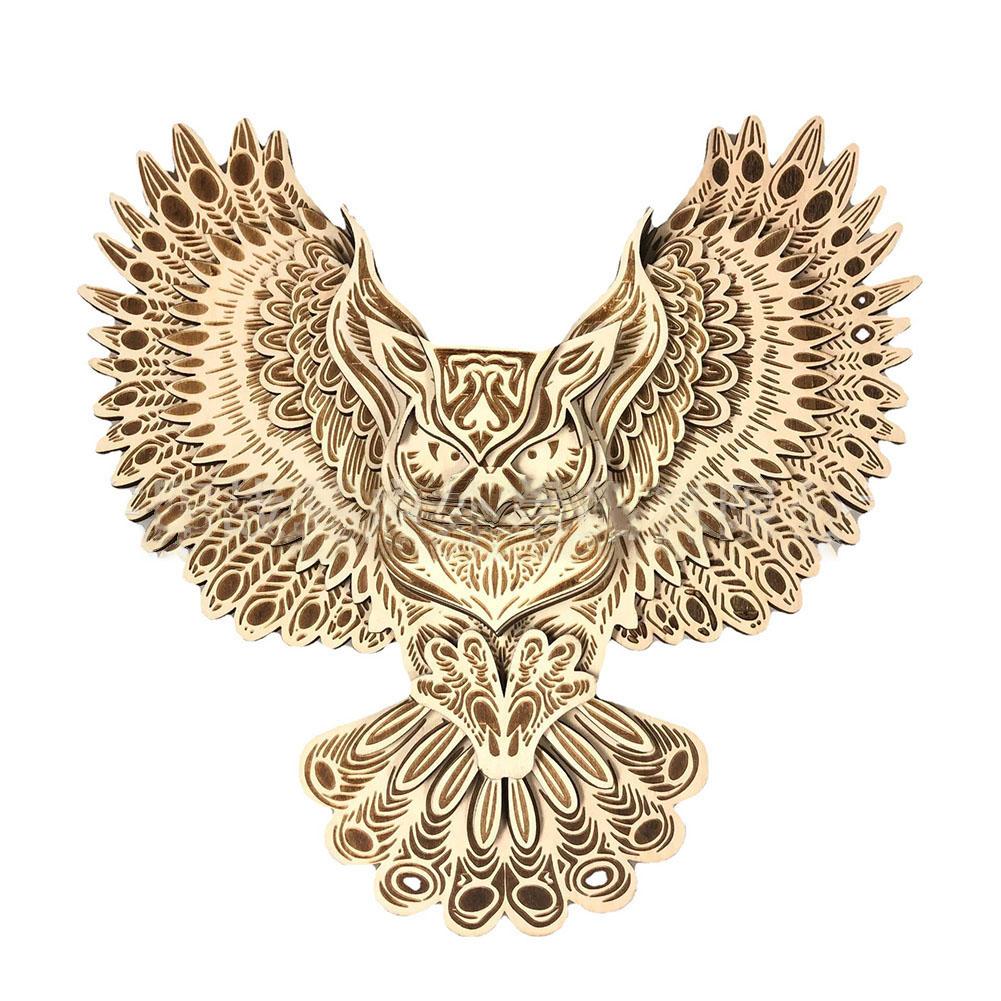 Резной кулон Настенный декор Творчество Лесное животное